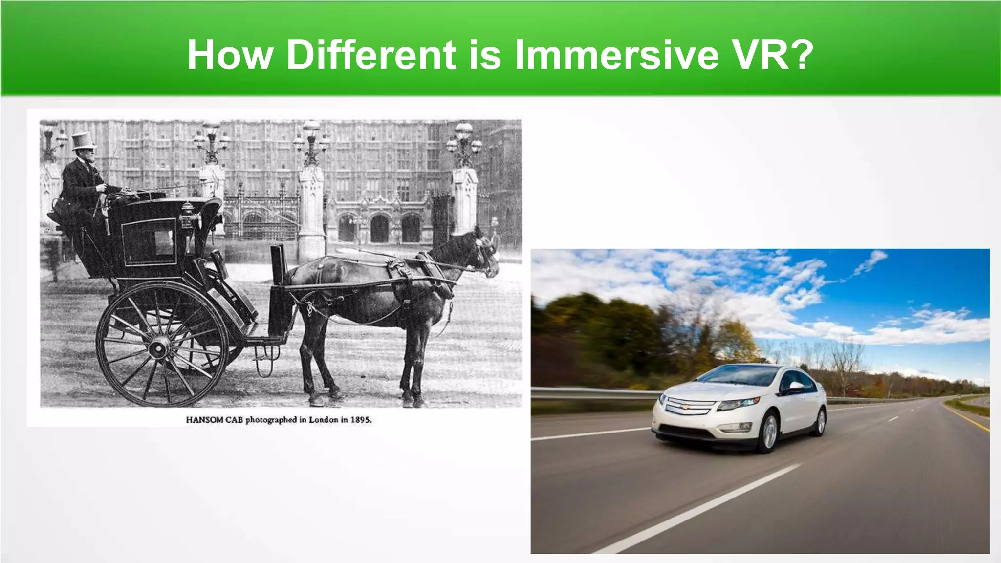 How Different is Immersive VR?
 