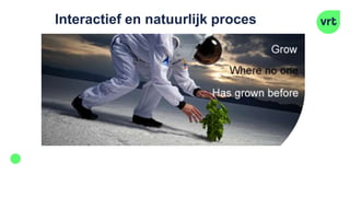 Interactief en natuurlijk proces
 