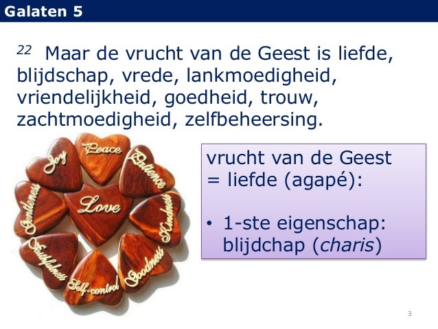 de vrucht van de geest is licht