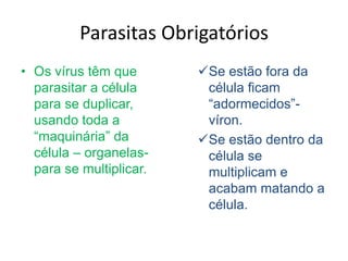 Só observado em microscópios eletrônicos/ bem pequenos.Vírus H1N1