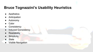 Virtual Reality Usability Guidelines | PDF