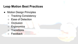 Virtual Reality Usability Guidelines | PDF