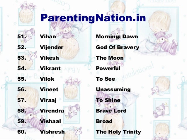 Vrushabh Rashi Boy Names With Meanings