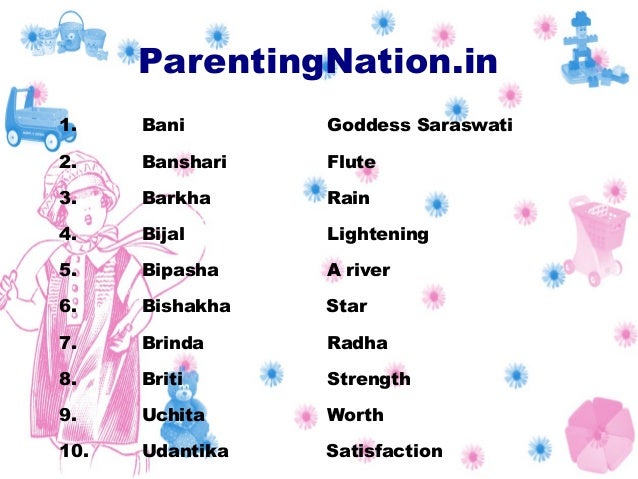 Vrushabh Rashi Baby Girl Names With Meanings