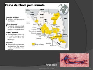 Vírus ebola
Ciências Naturais - ICRM 46
 