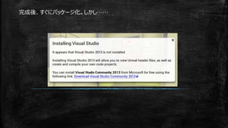 完成後、すぐにパッケージ化。しかし……
 