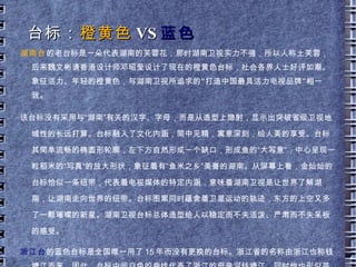 湖南卫视 PK 浙江卫视 台标 logo 