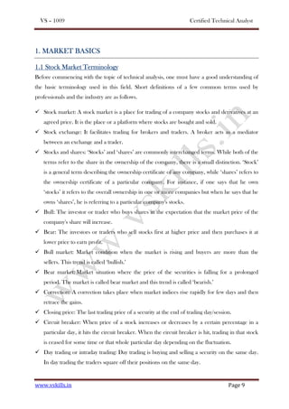 certified technical analyst sample material | PDF