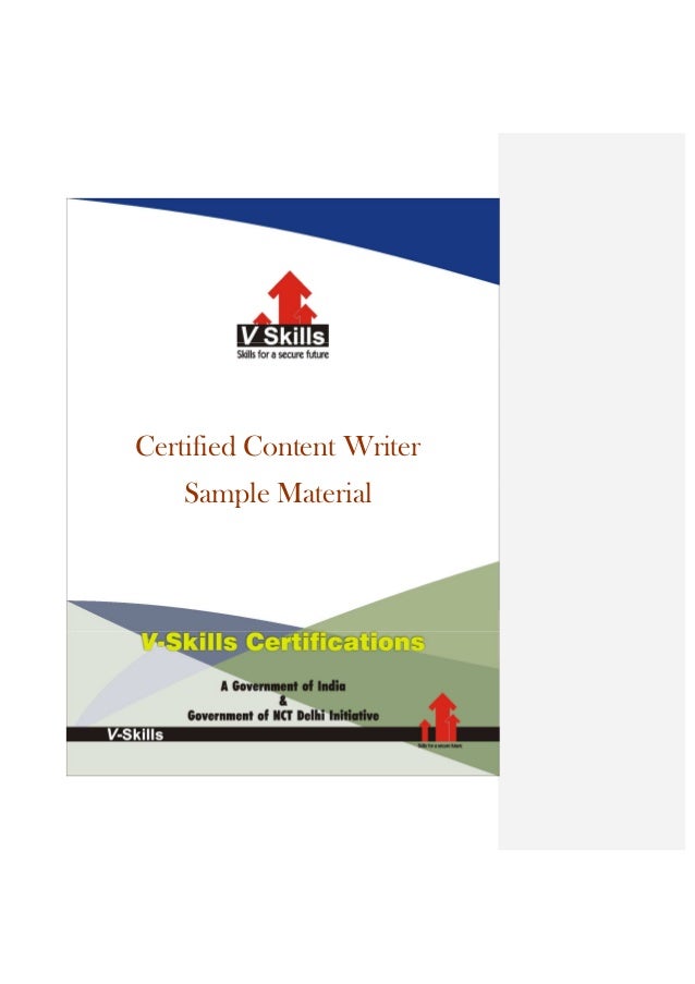 Hire Certified Content Writer with Additional & Advanced Flairs certified content writer