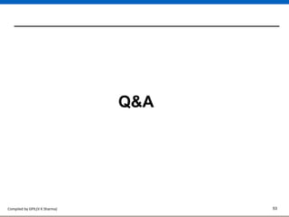 Compiled by GPIL(V K Sharma) 53
Q&A
 