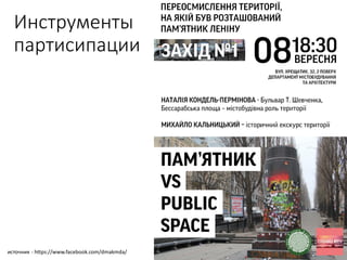 Инструменты
партисипации
источник - https://www.facebook.com/dmakmda/
 