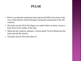Slow Rising Pulse Sign vital signs for the notes taking ...pptx
