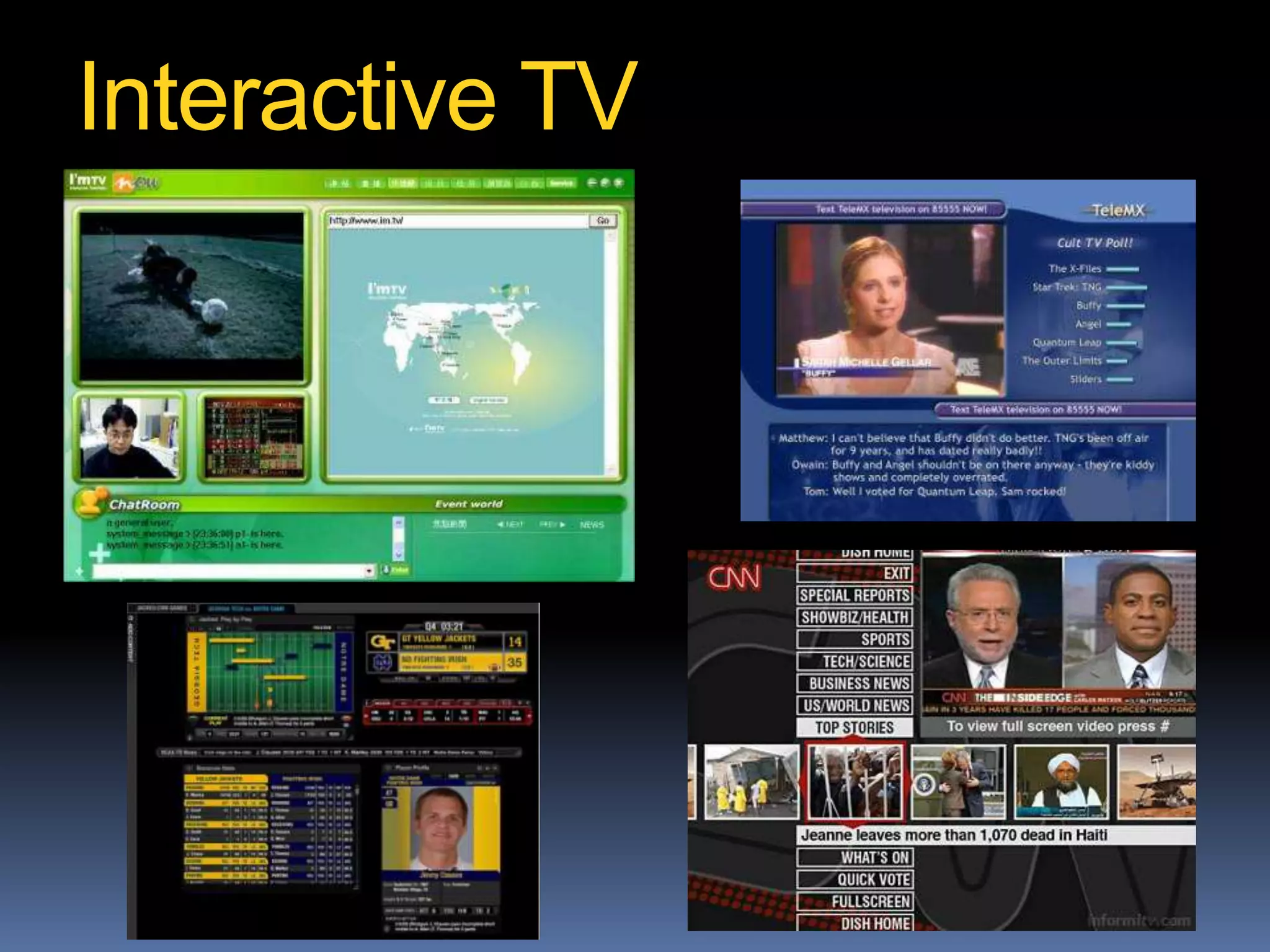 10/6/11
Interactive TV
 