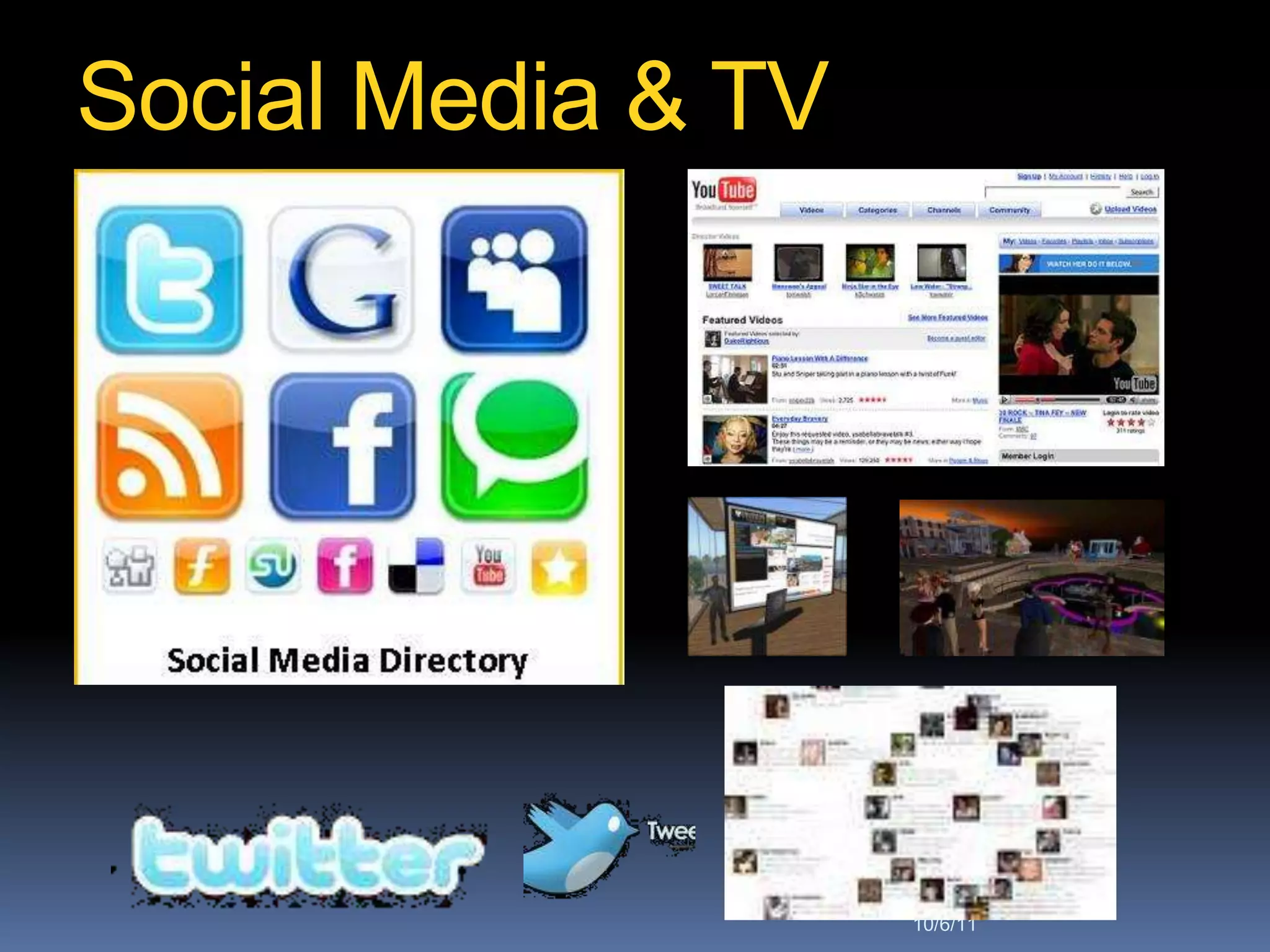 10/6/11
Social Media & TV
 