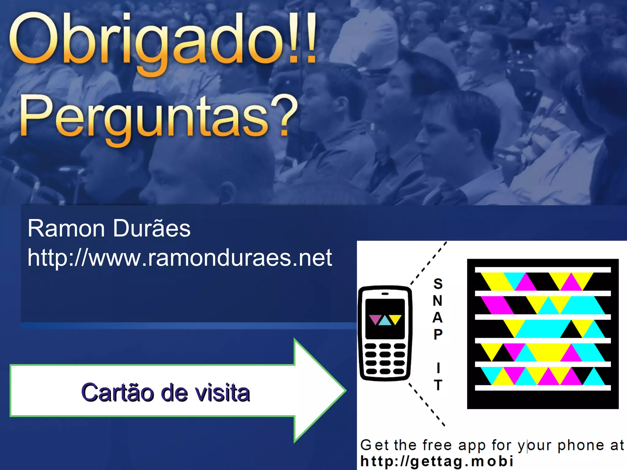 Ramon Durães http://www.ramonduraes.net Cartão de visita 