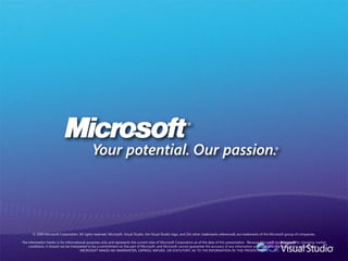 Visual Studio ALM 2010 And The PMO V 1