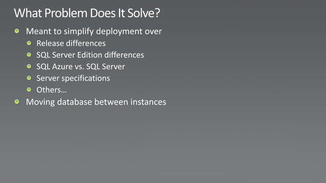 SQL Server Development Tools & Processes Using Visual Studio 2010