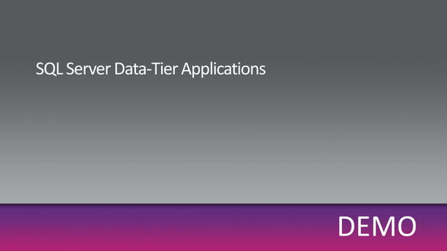 SQL Server Development Tools & Processes Using Visual Studio 2010