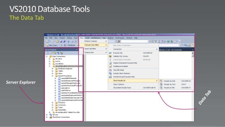 SQL Server Development Tools & Processes Using Visual Studio 2010