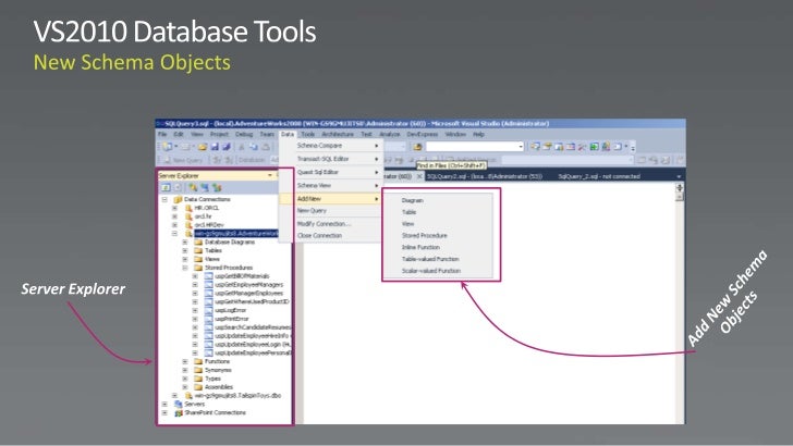 SQL Server Development Tools & Processes Using Visual Studio 2010