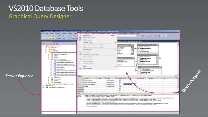 SQL Server Development Tools & Processes Using Visual Studio 2010