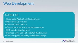Web Development7Microsoft Confidential