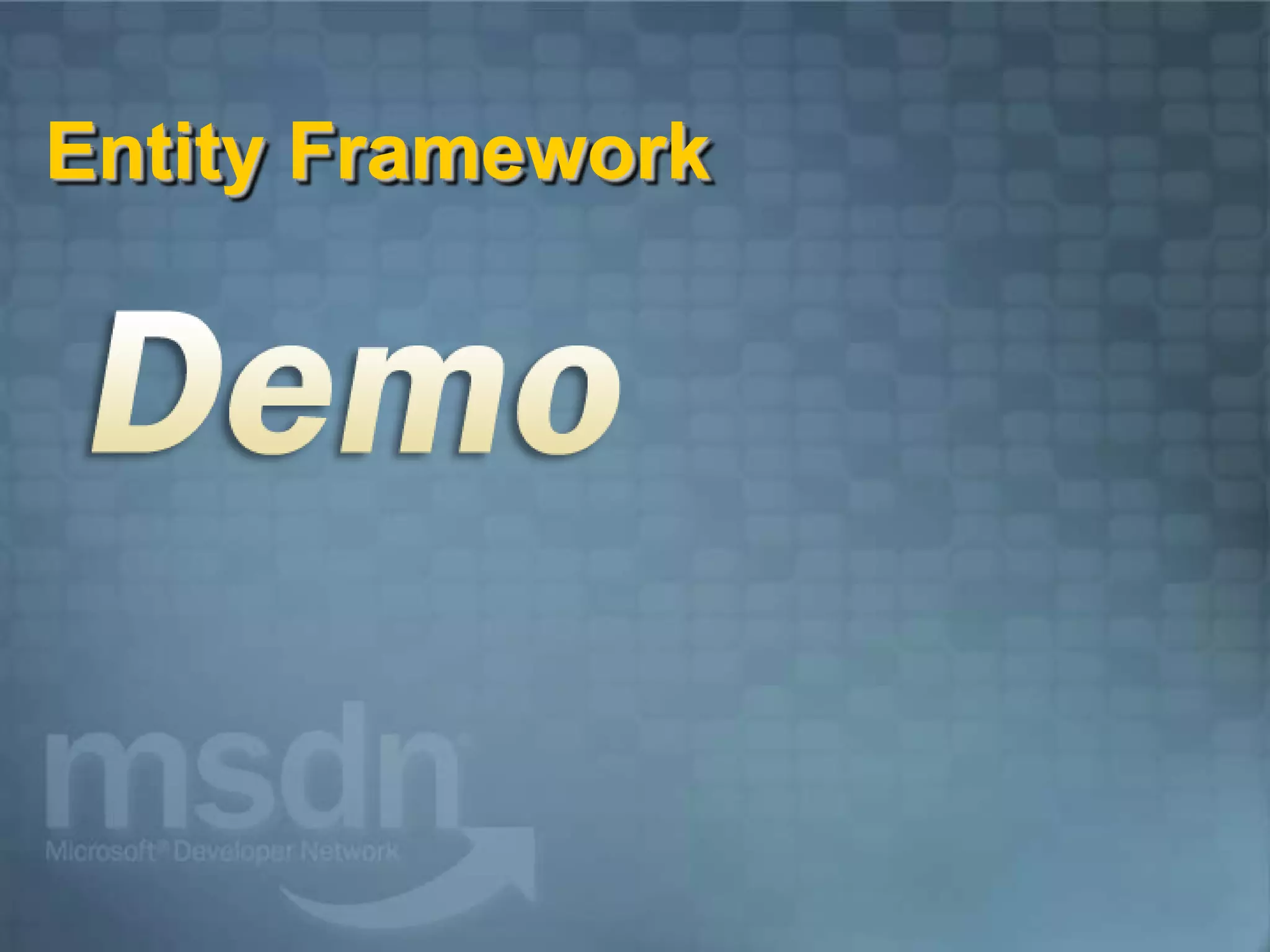 Visual Studio 2010 and .NET Framework 4.0 Overview