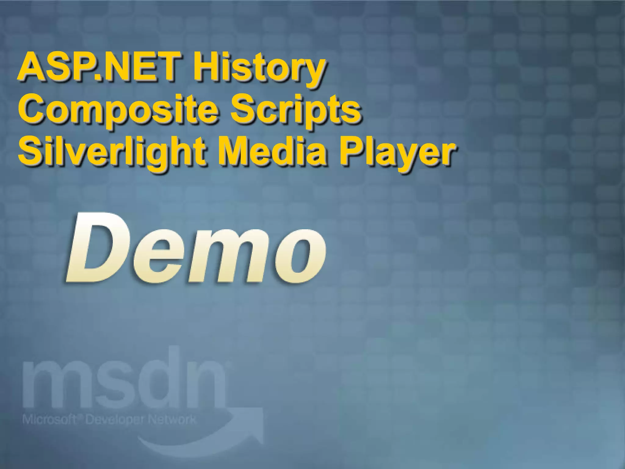Visual Studio 2010 and .NET Framework 4.0 Overview