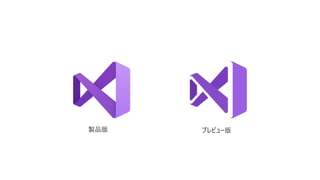 Visual Studio 2019 主な新機能
Modern Development SupportPersonal and Team Productivity Constant Innovation
Focus on what’s impo...