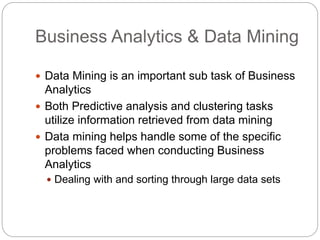 Business analytics and data mining | PPTX
