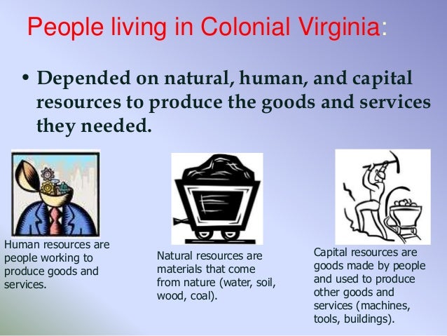 Food And Natural Resources In Colonial Virginia Food And Natural Resources In Colonial Virginia