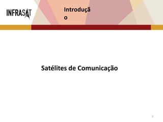 2
Satélites de Comunicação
Introduçã
o
 
