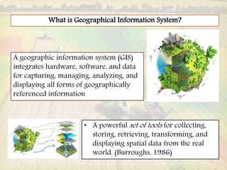 Geographic information system (GIS) and its application in precision ...