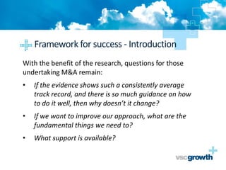 M&A success & failures research Slide 7