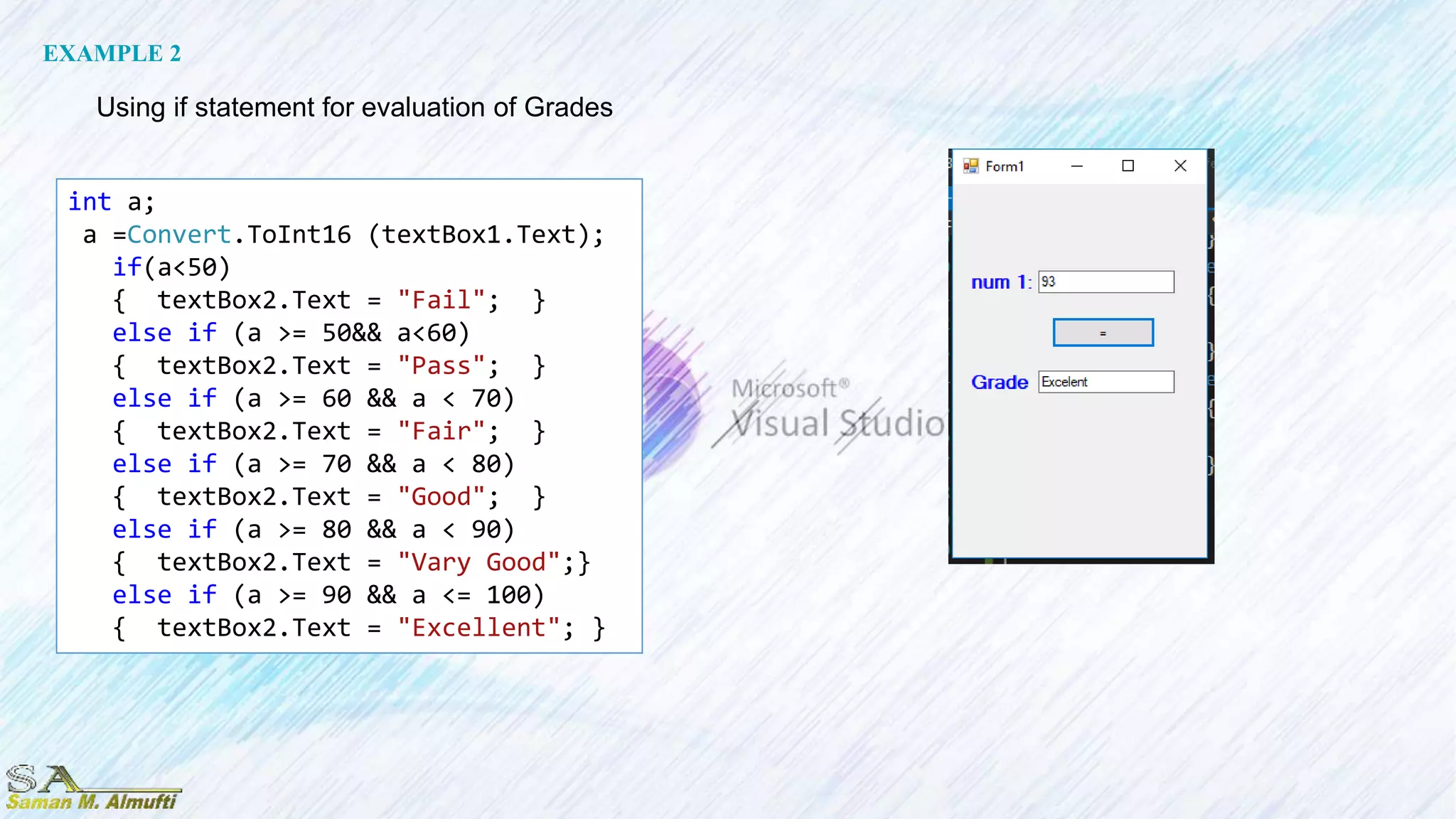 Vs c# lecture7 | PPTX