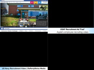 US Navy Recruitment Video | RaffertyWeiss Media
USAF Recruitment Ad 'Fuel'
 