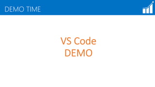 VS Code and Modern Development Environment Preview | PPTX