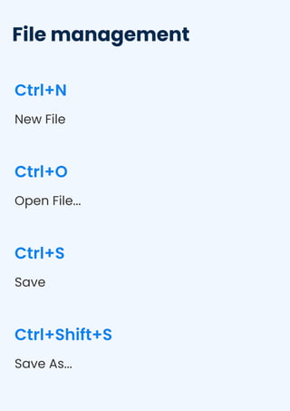 VS Code Shortcuts Cheat Sheet (Windows & Mac) | PDF