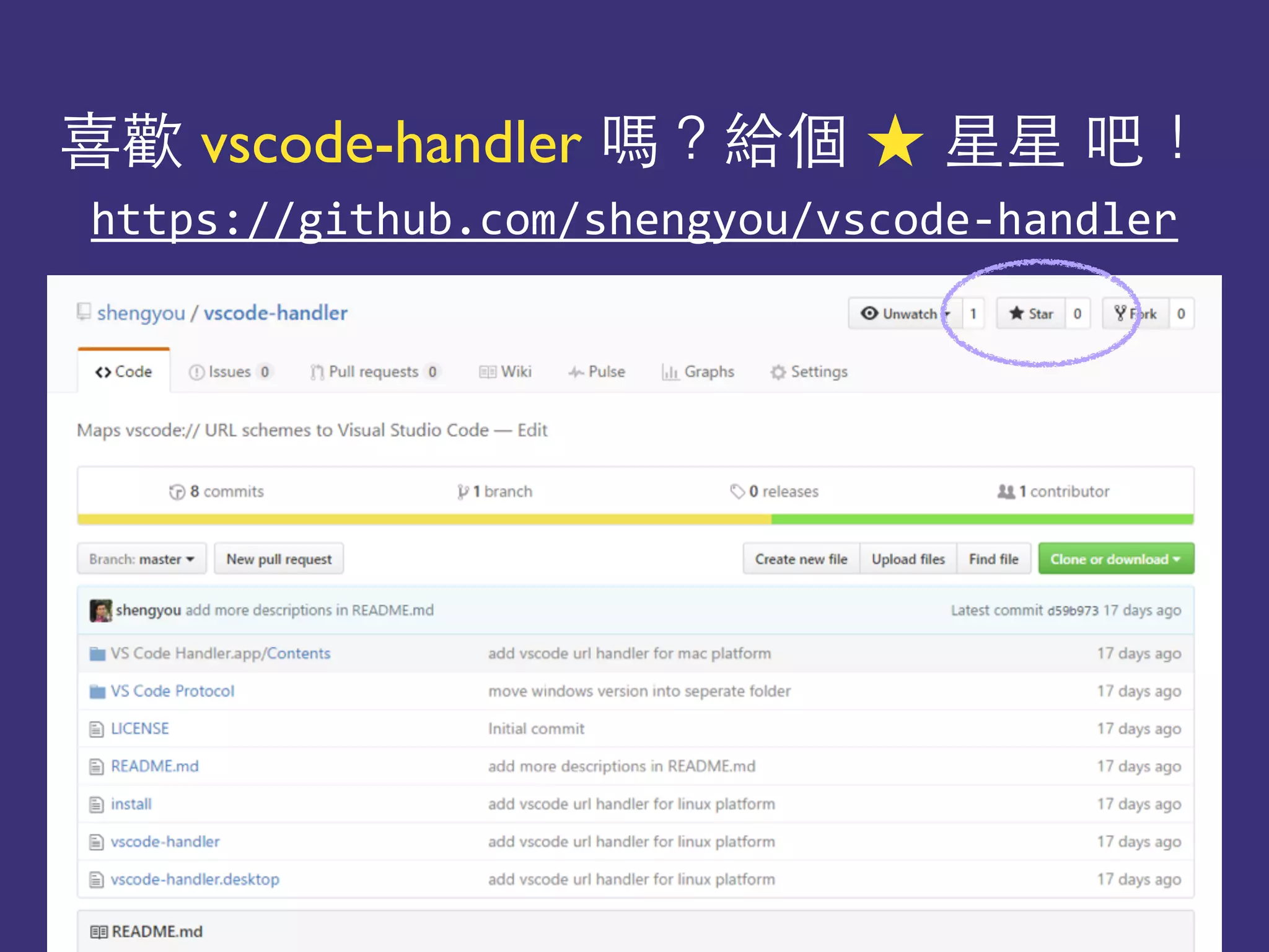 https://github.com/shengyou/vscodeChandler
vscode-handler 道 事
 