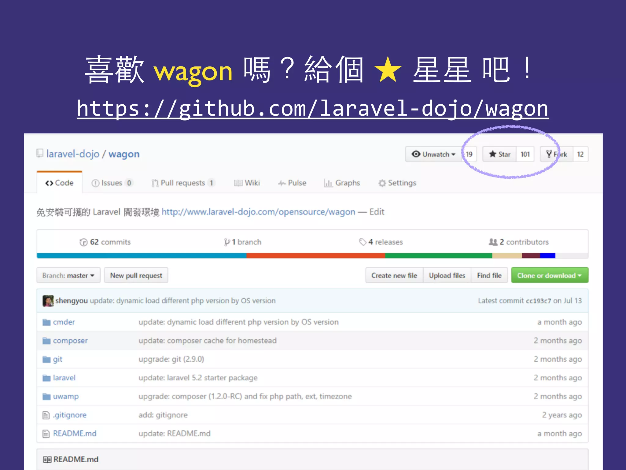 https://github.com/laravelCdojo/wagon
wagon 道 事
 