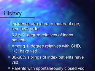 Vsd Incedence VENTRICULAR SEPTAL DEFECT | PPT