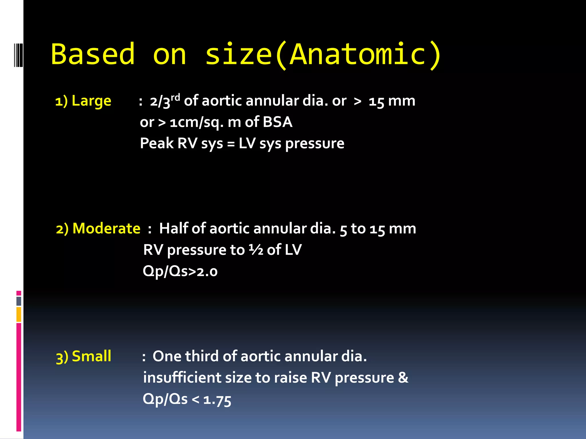Vsd Size Classification Ventricular Septal Defect | PPTX