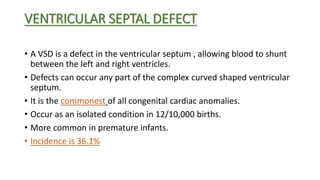 Vsd Incedence Ventricular Septal Defects | PPTX
