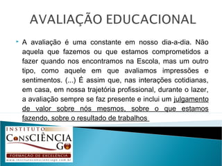 O processo de Avaliação no Ensino Superior | PPT