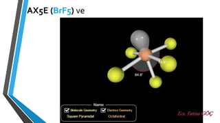 Ax5e Example Vsepr (Valance Shell Electron Pair Repulsion) | PPTX