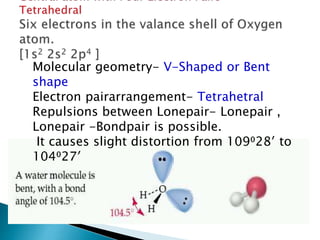 Vsepr theory & hybridization | PPTX