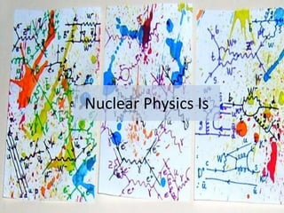Nuclear Physics Is
 