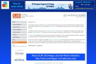About SJR (SCImago Journal Rank Indicator) http://www.scimagojr.com/aboutus.php As of Jan 18, 2008 