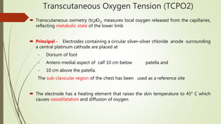 Tco2 Placement Location Vascular Laboratory: Arterial Physiologic Assessment & Arterial Duplex ...