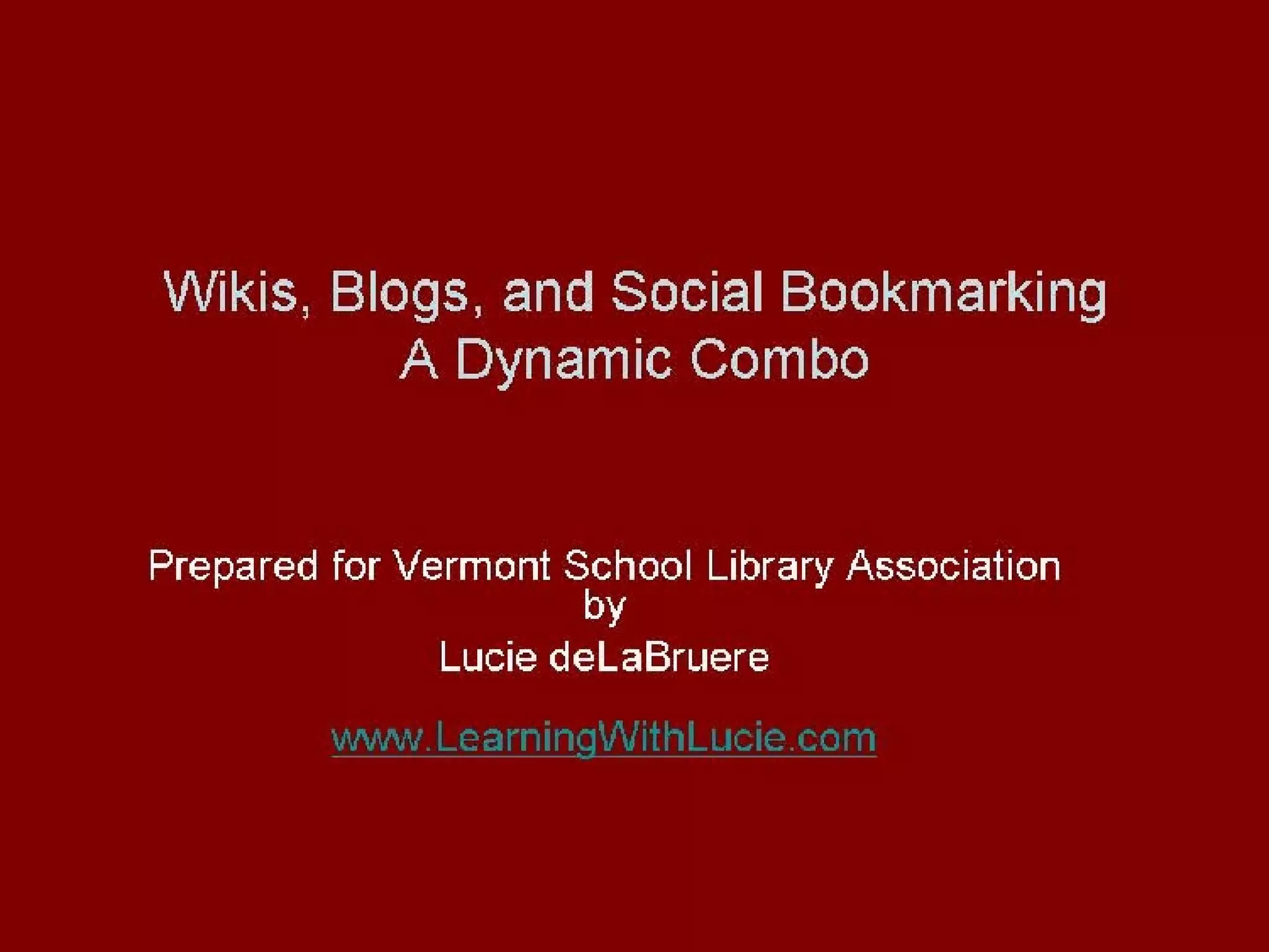 VSLA 2007 Workshop Part 1 | PPT
